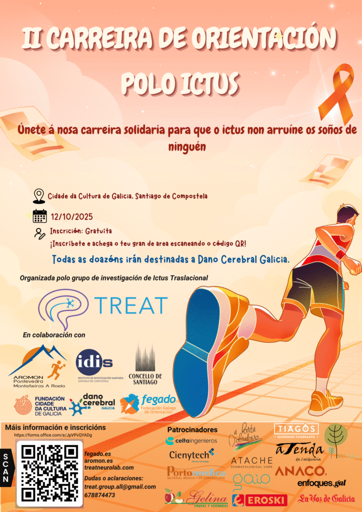 II Carrera de Orientación Solidaria por el ICTUS 🧭💙 Cartel Jornadas Conferencias Actividades Salud Mental Organizado Beige Azul Pastel 11 1